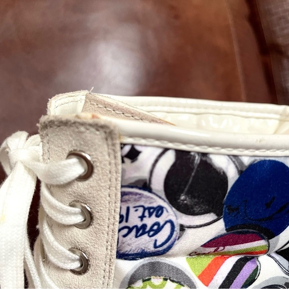 Coach Dorean Colorful Monogram Logo Print Winter Boots Size 7.5 - Picture 10 of 16